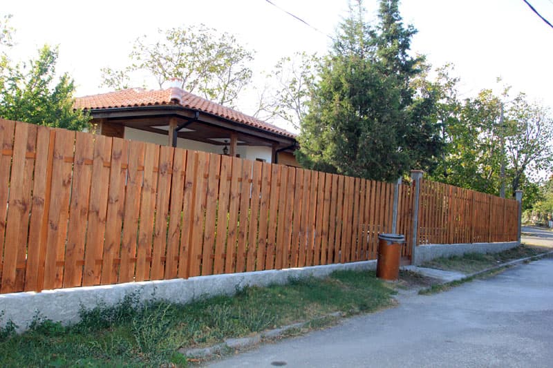 Дървена порта и ограда, изработени от DOM-BG (кадър 23)